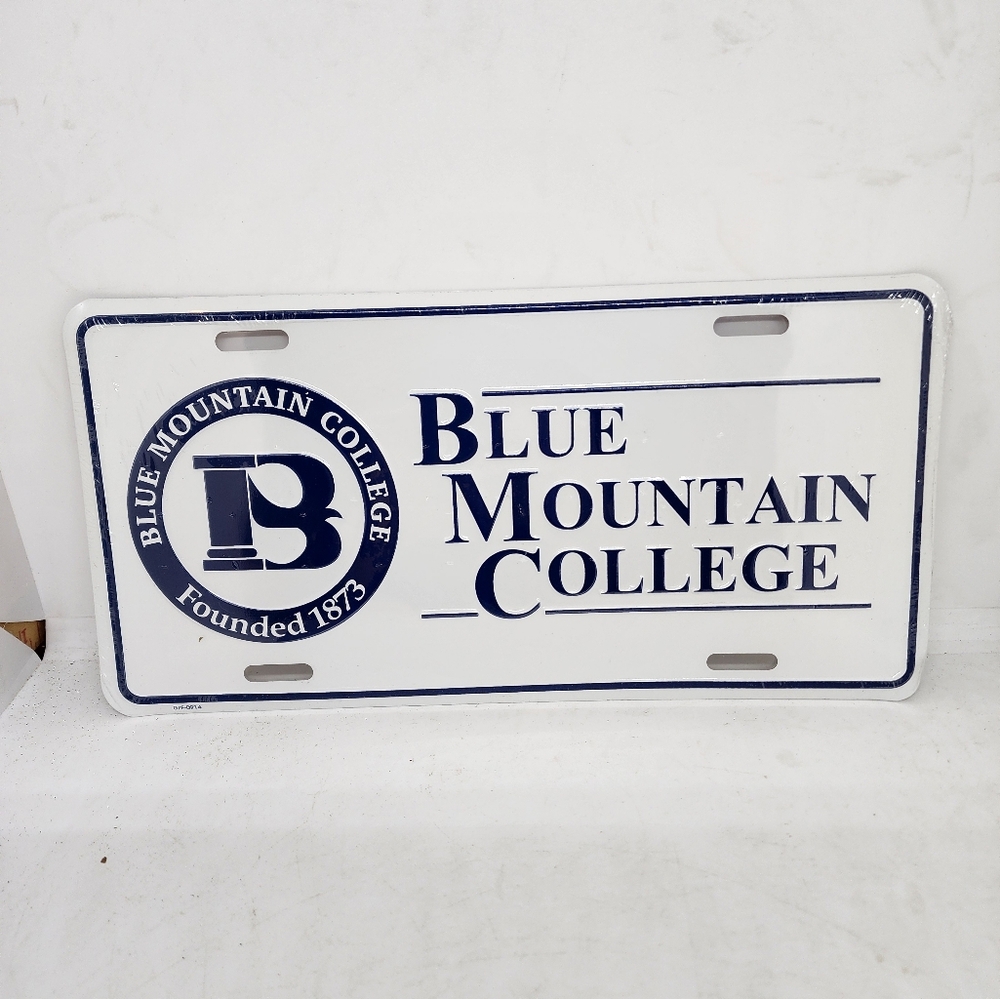 Blue Mountain College License Plate
